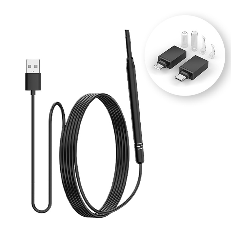Usb C Earphone - กล้องกล้องแคปซูลทำความสะอาดหู otoscope 3in 1ไมโคร USB ประเภท-C