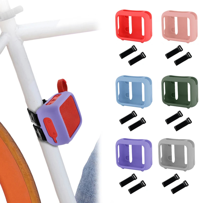 Jbl Speaker Go 4 - เคสซิลิโคนกันกระแทกเหมาะสำหรับลำโพงบลูทูธเจบีแอล โก 4 กระเป๋าเดินทางแบบพกพาพร้อมสายรัด