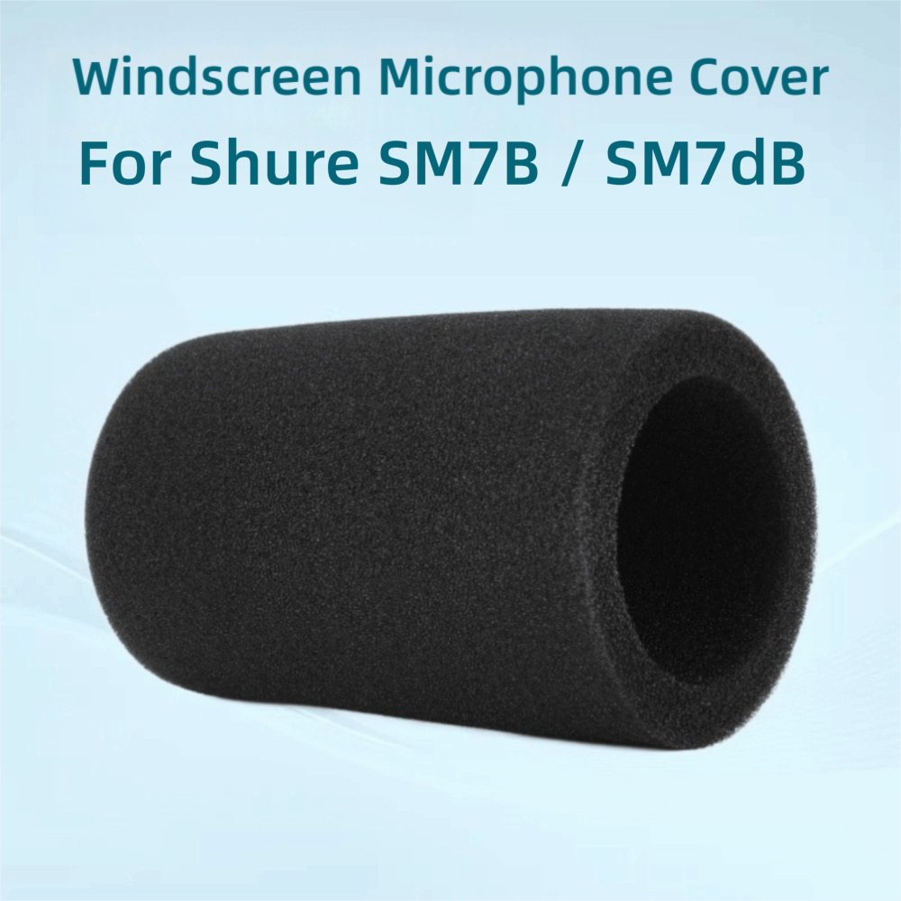 Shure Mic Sm7B - 1 ชิ้น แผ่นกันลมไมโครโฟนสำรอง ฟองน้ำกำมะหยี่กันลม แผ่นกรองเสียงป๊อป สำหรับ