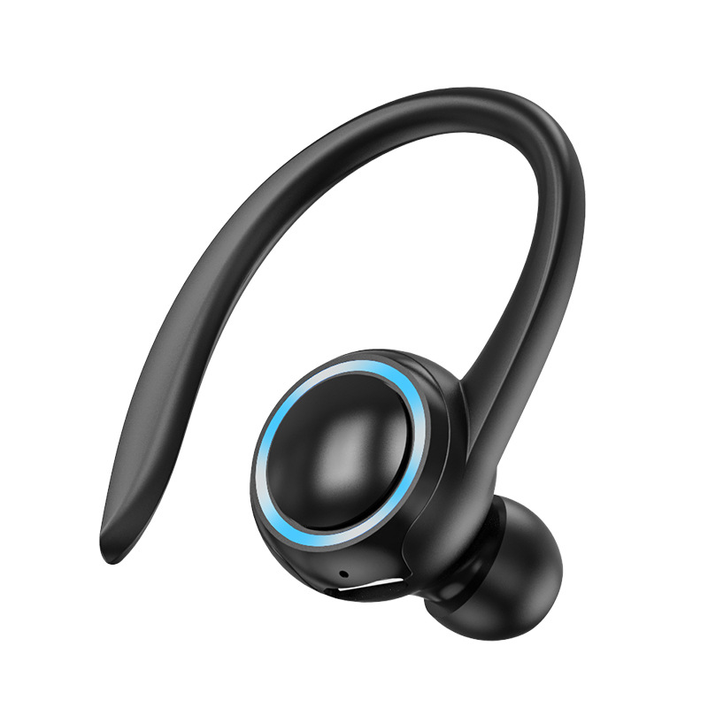 Sports Earphone Hook - หูฟังบลูทูธแบบคล้องหูข้างเดียวขนาดเล็ก ไร้สายสำหรับกีฬาและธุรกิจ พร้อมระยะเวลาการใช้งานที่ยาวนาน