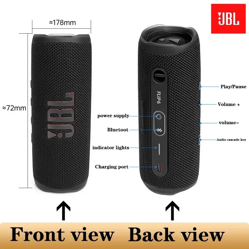 ลำโพงบลูทูธ JBL Flip 6 ขนาดกะท - Jbl Speaker Flip 6 บทวิจารณ์และราคา
