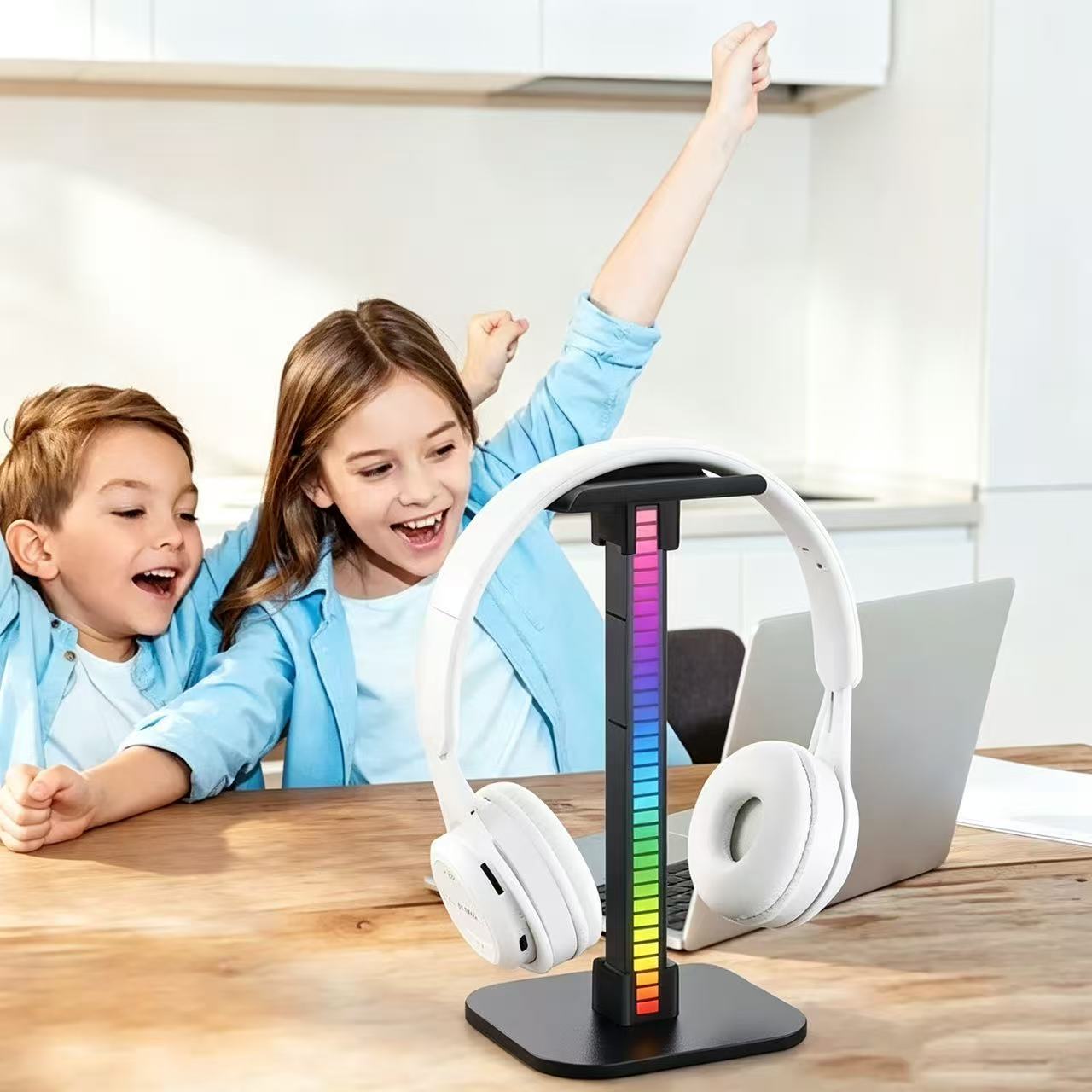 ขาตั้งหูฟังเกมมิ่งแบบ USB พร้อ - Headphone Stand Desk บทวิจารณ์และราคา